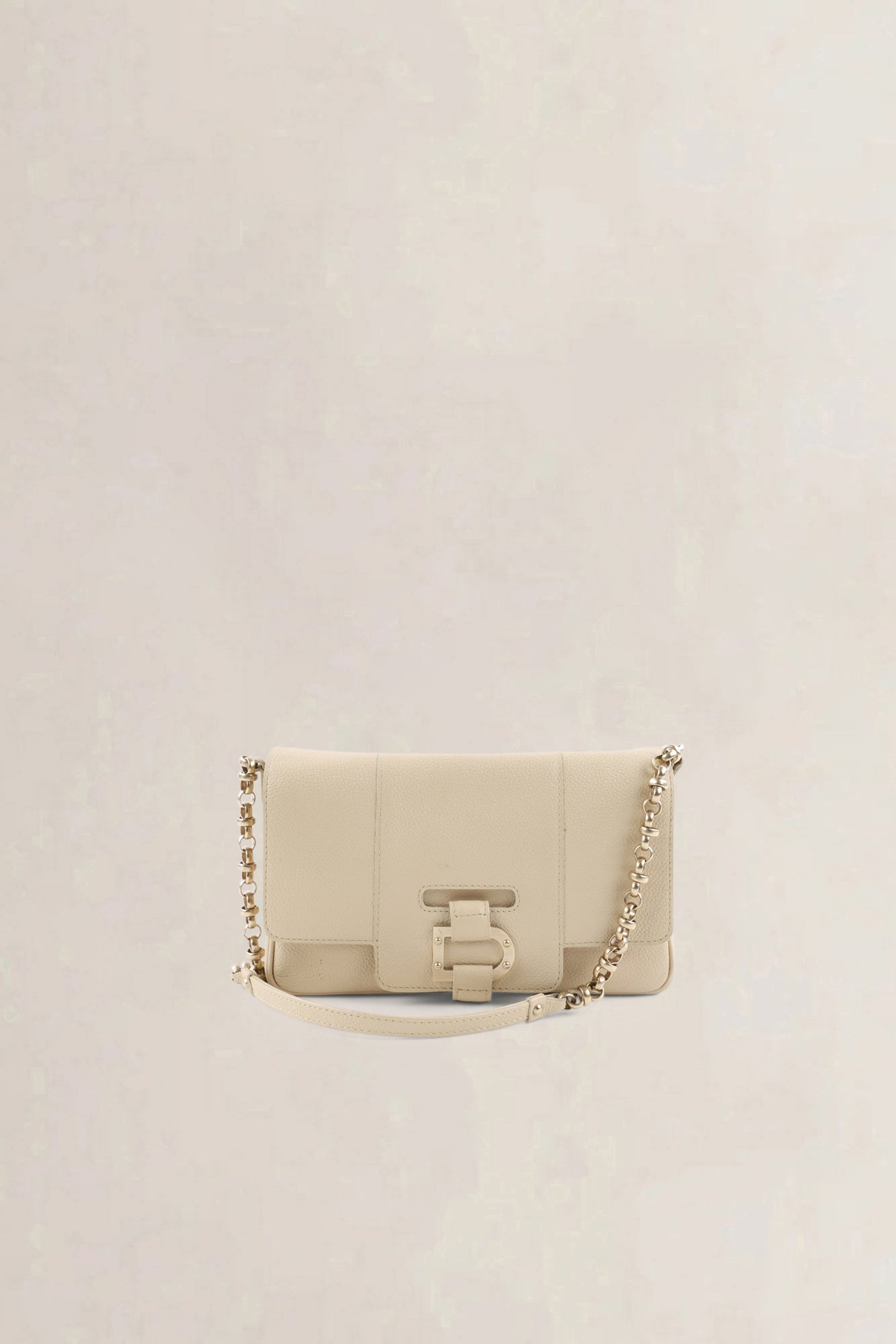 Delvaux Ivory Jumping Calf Colette Shoulder Bag