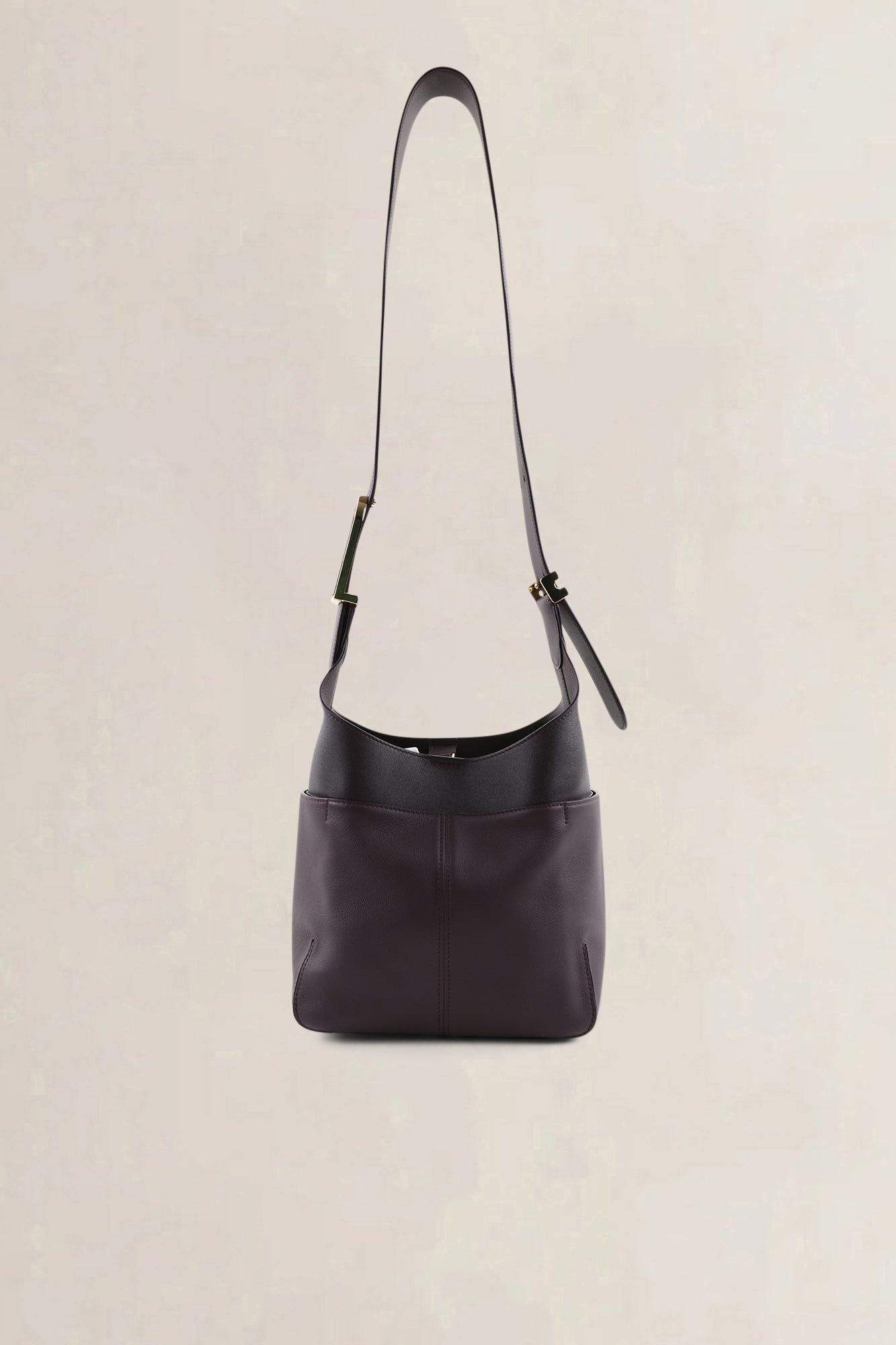 Delvaux Deep Purple/Black So Cool Mini Crossbody Bag