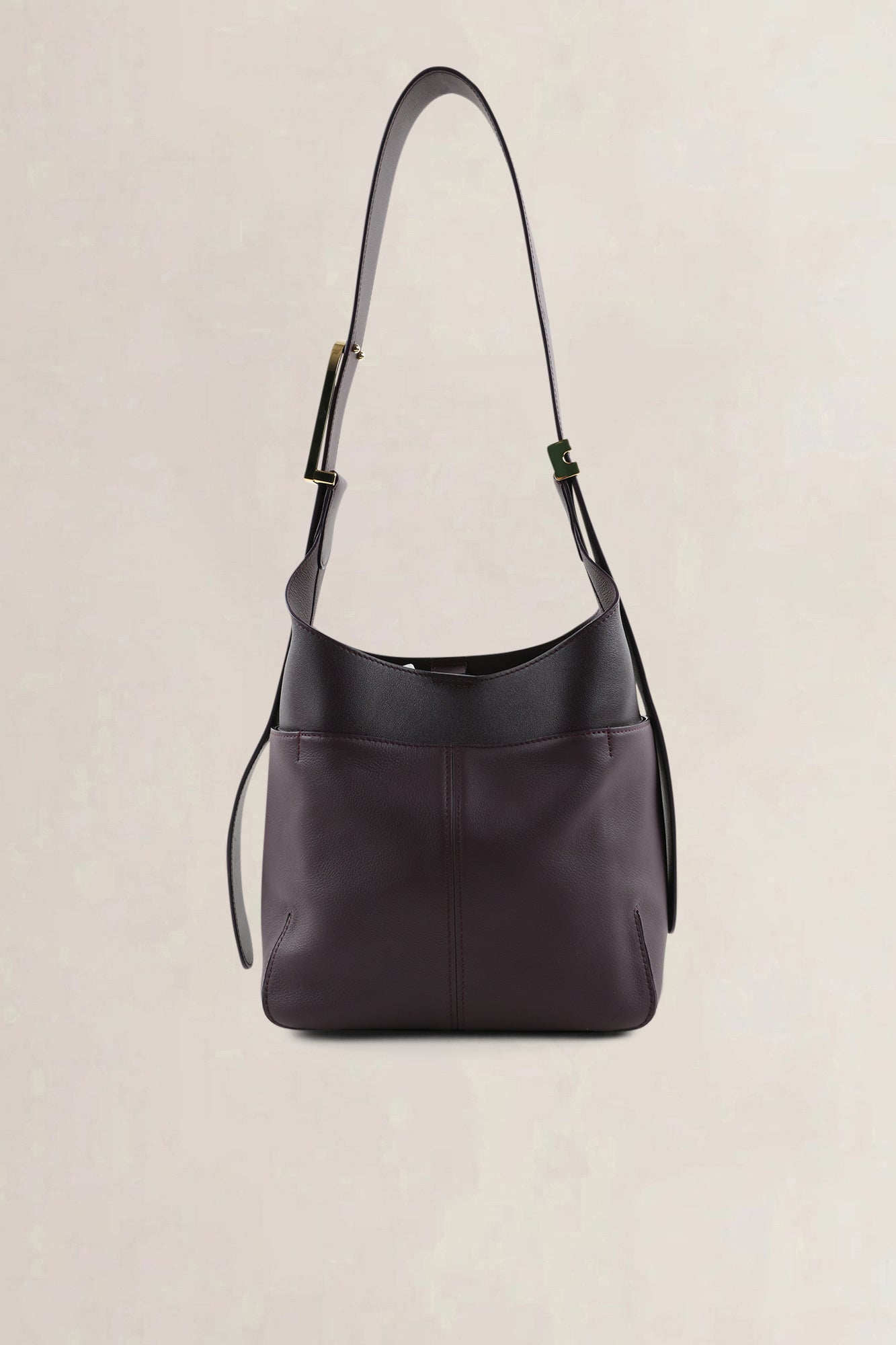 Delvaux Deep Purple/Black So Cool Mini Crossbody Bag