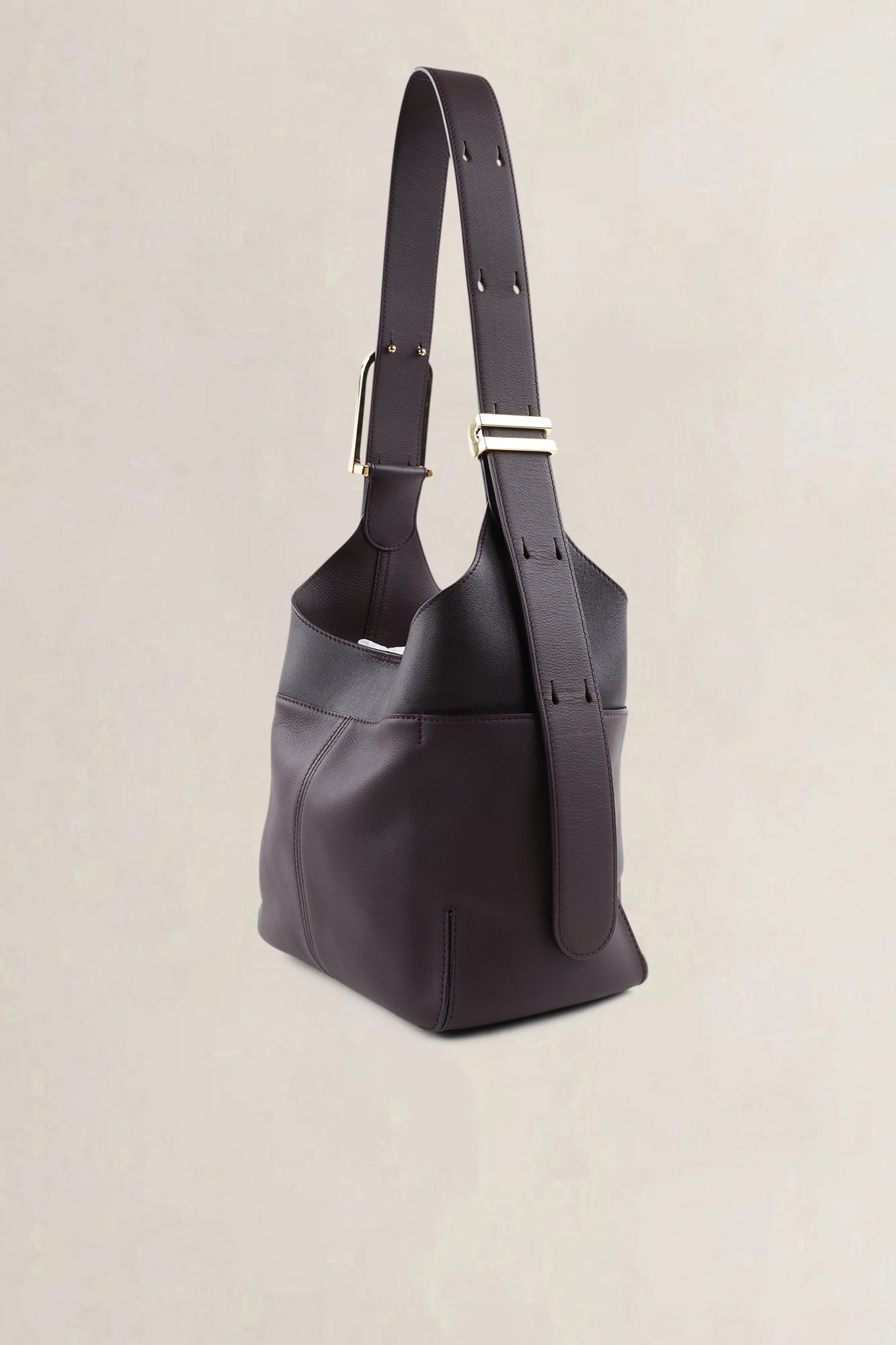 Delvaux Deep Purple/Black So Cool Mini Crossbody Bag