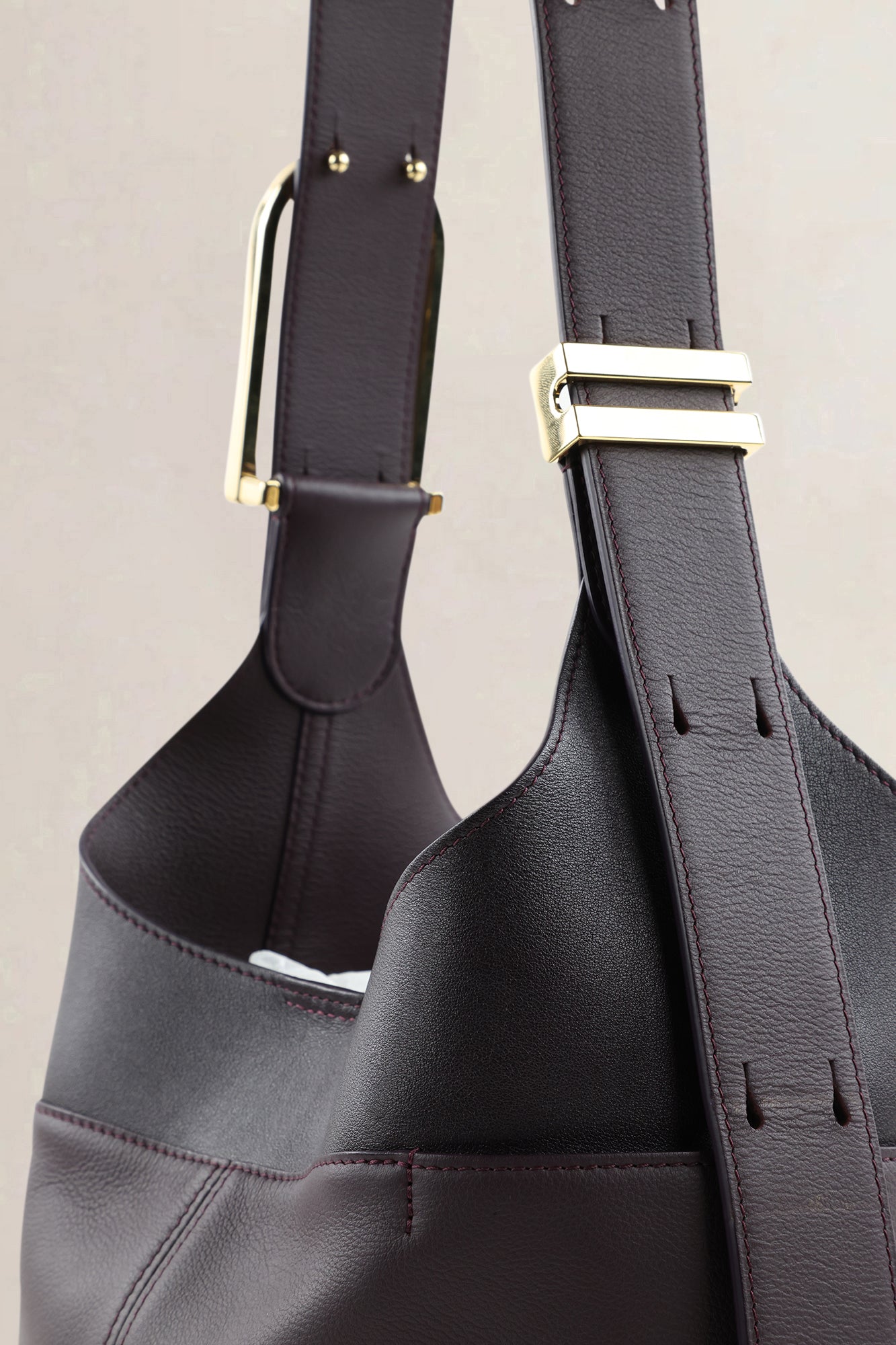 Delvaux Deep Purple/Black So Cool Mini Crossbody Bag