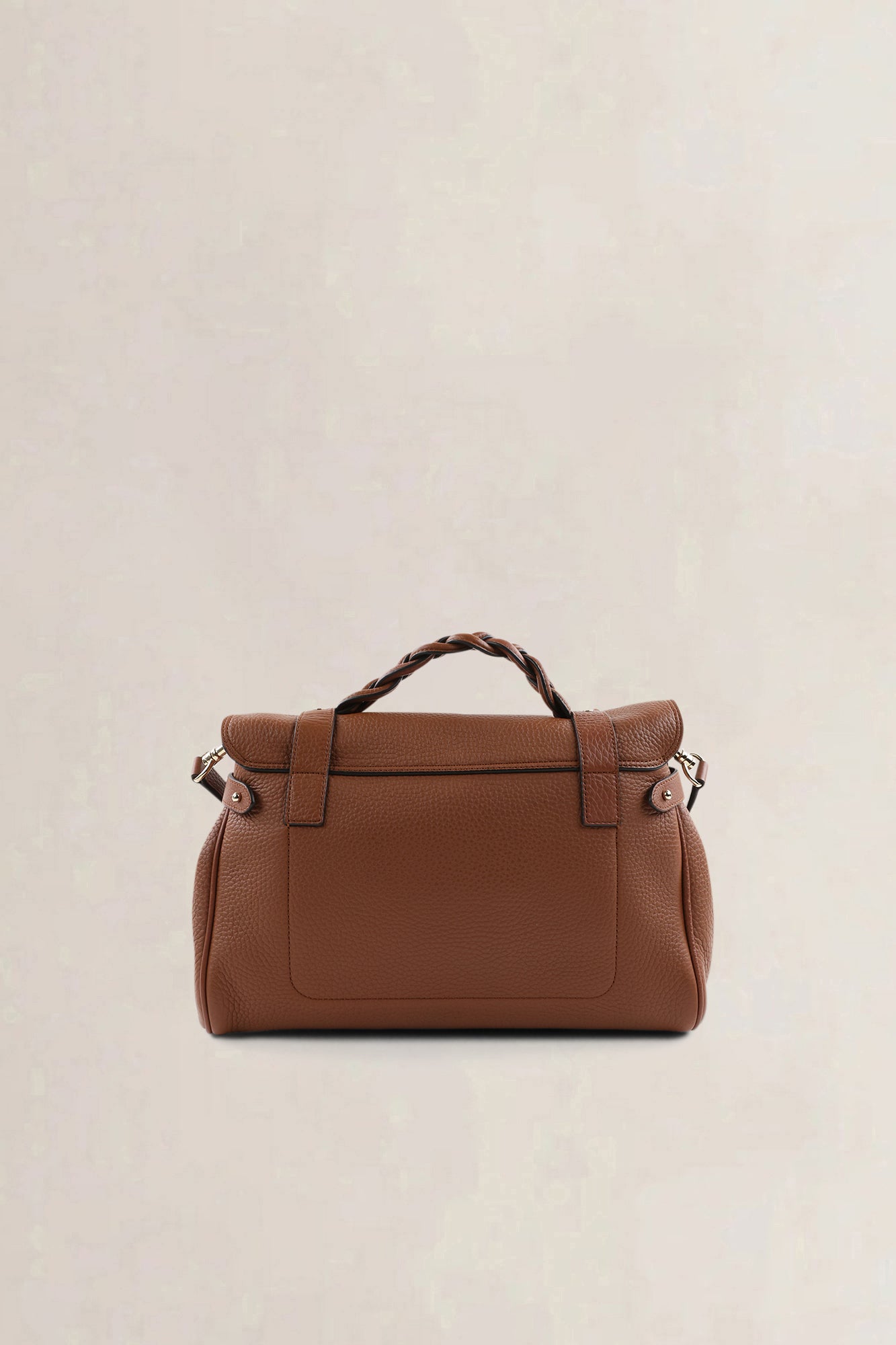 Mulberry Brown Alexa Satchel Crossbody Bag