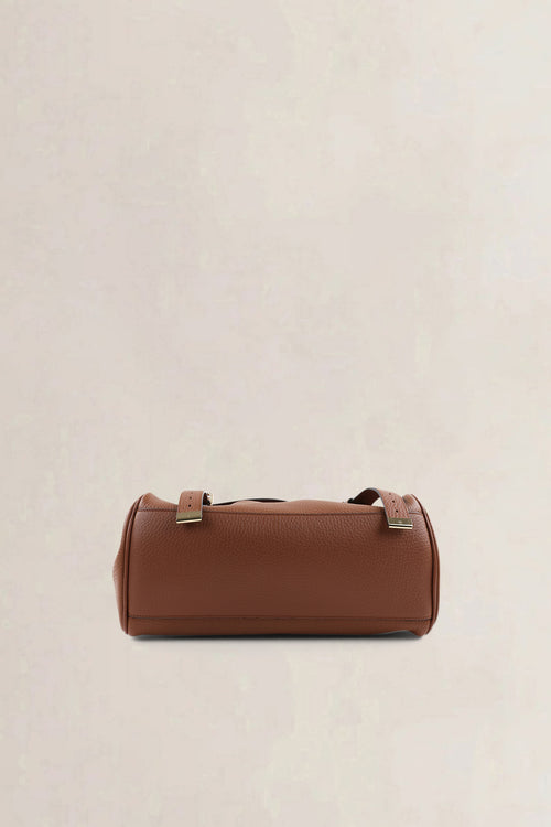 Mulberry Brown Alexa Satchel Crossbody Bag
