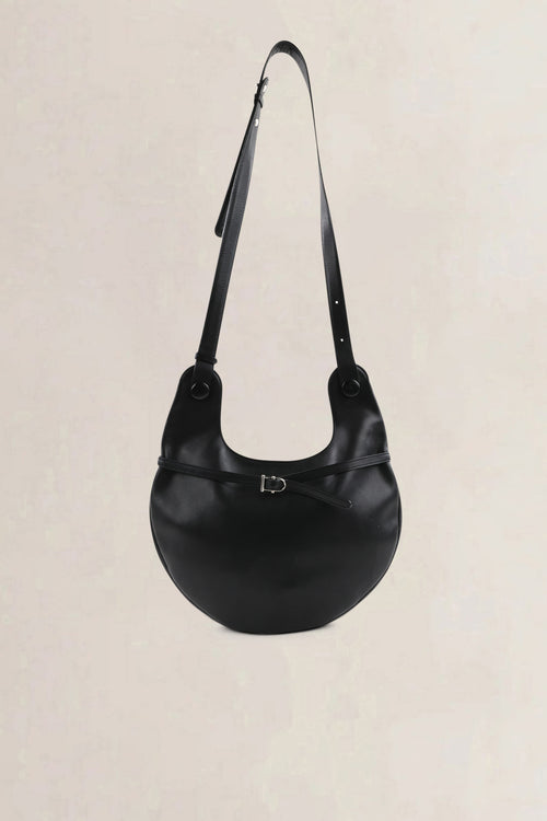 Delvaux Black Railway GM Crossbody Bag
