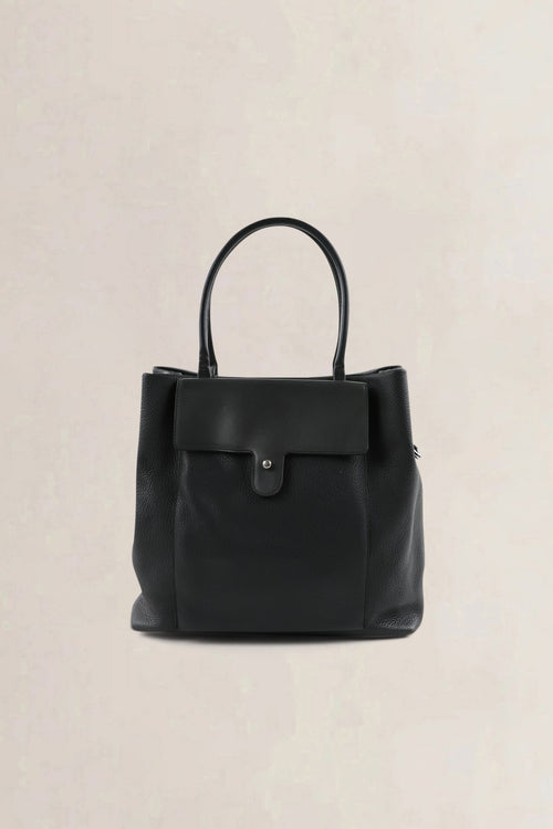 Deux De Delvaux Fregate Graphite Le Six Shoulder Bag