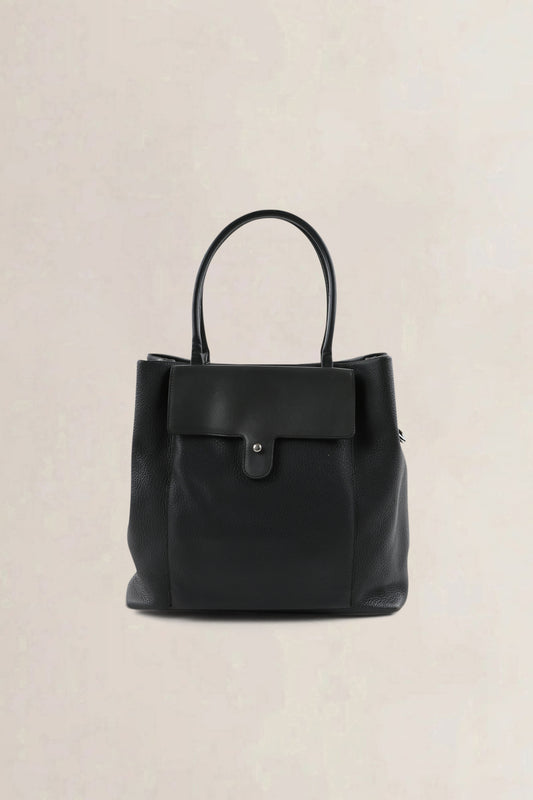 Deux De Delvaux Fregate Graphite Le Six Shoulder Bag