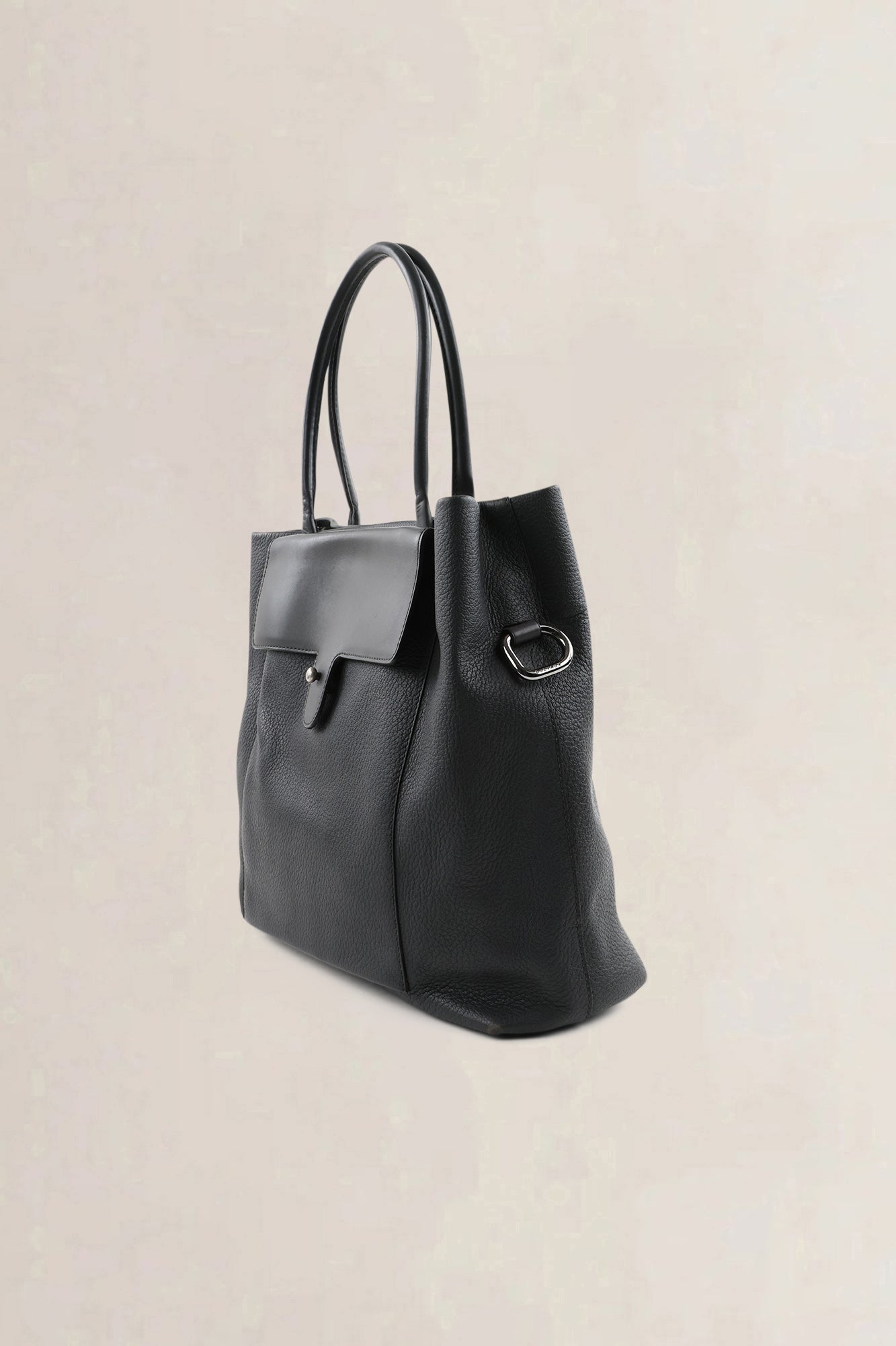 Deux De Delvaux Fregate Graphite Le Six Shoulder Bag