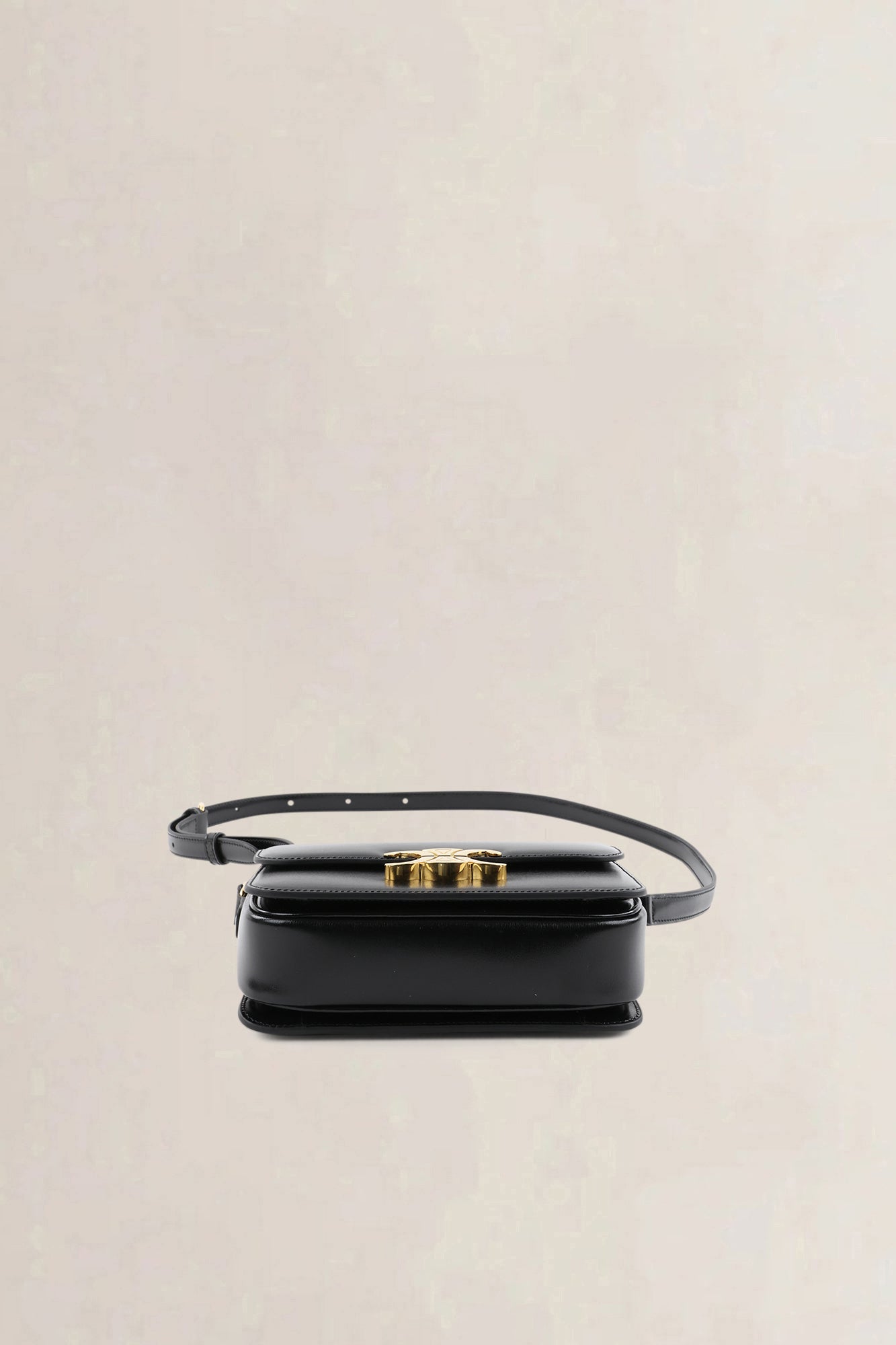 Céline Black Triomphe Teen Crossbody Bag