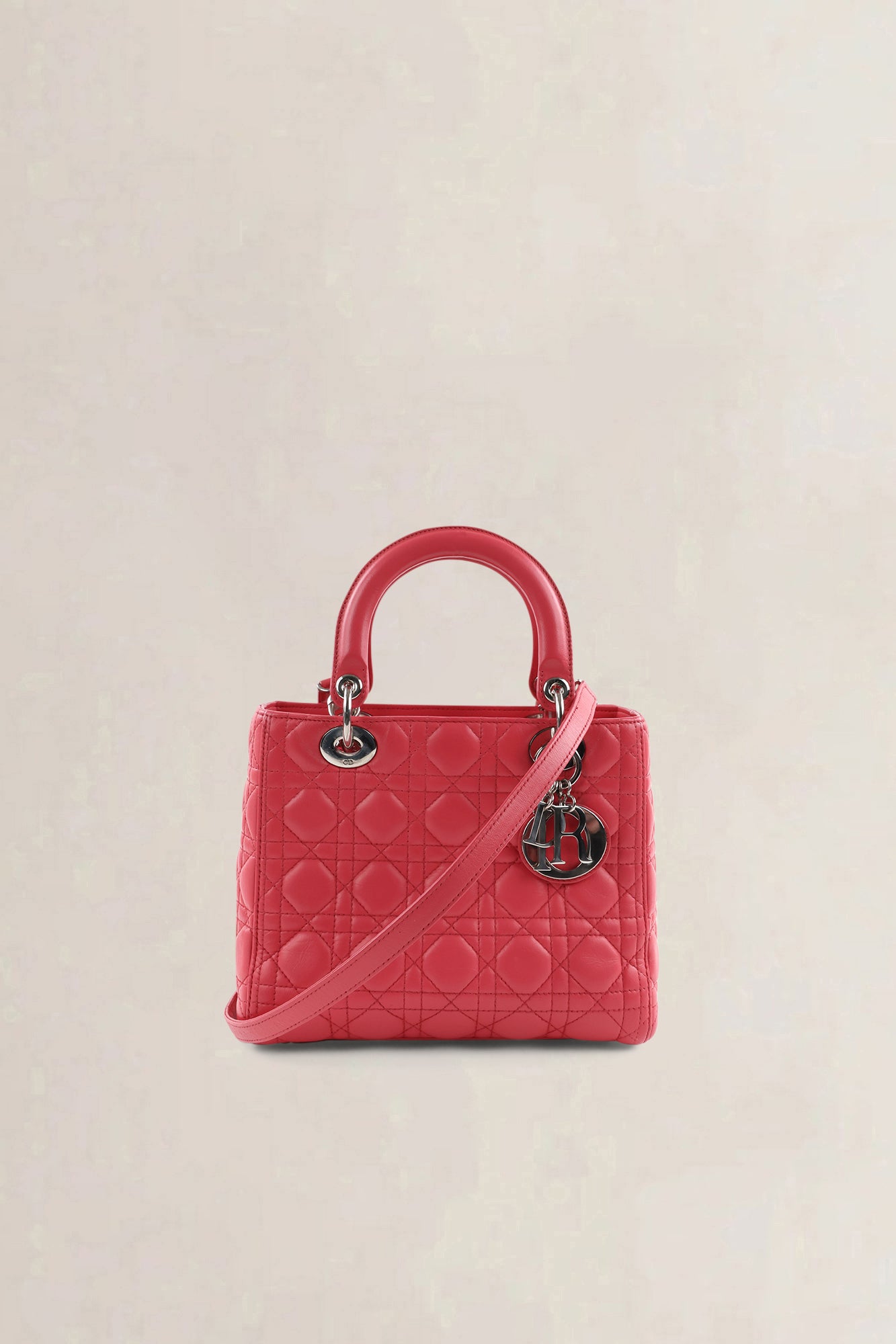 Christian Dior Pink Lady Dior Medium Shoulder Bag