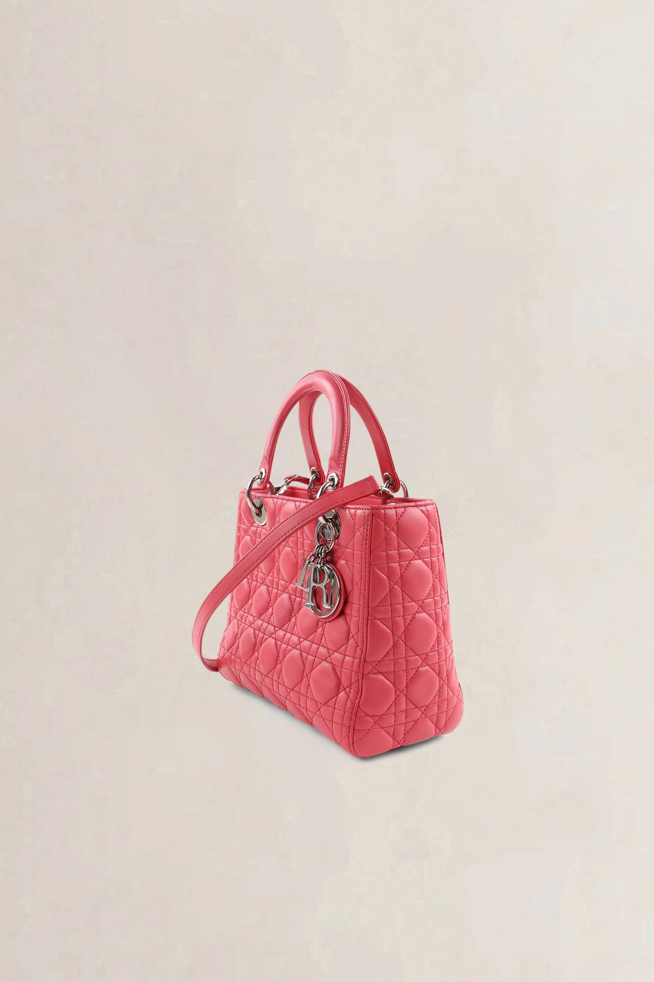 Christian Dior Pink Lady Dior Medium Shoulder Bag