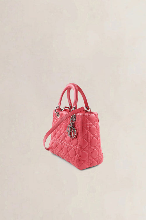 Christian Dior Pink Lady Dior Medium Shoulder Bag