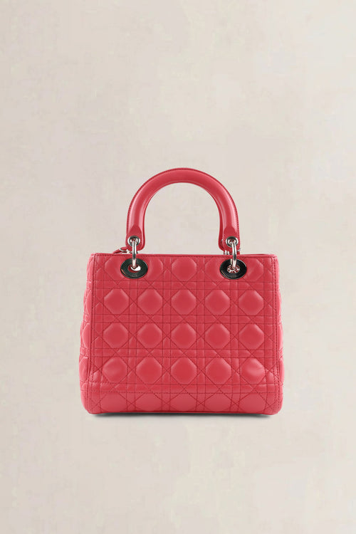Christian Dior Pink Lady Dior Medium Shoulder Bag