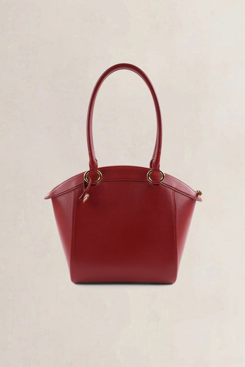 Delvaux Rosso Charme Shoulder Bag