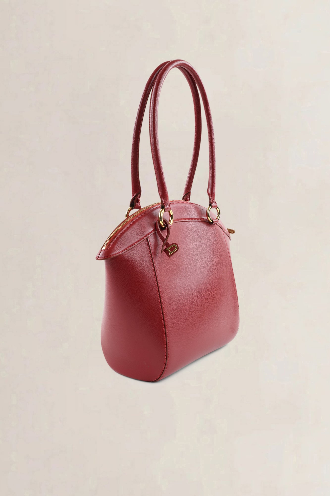 Delvaux Rosso Charme Shoulder Bag
