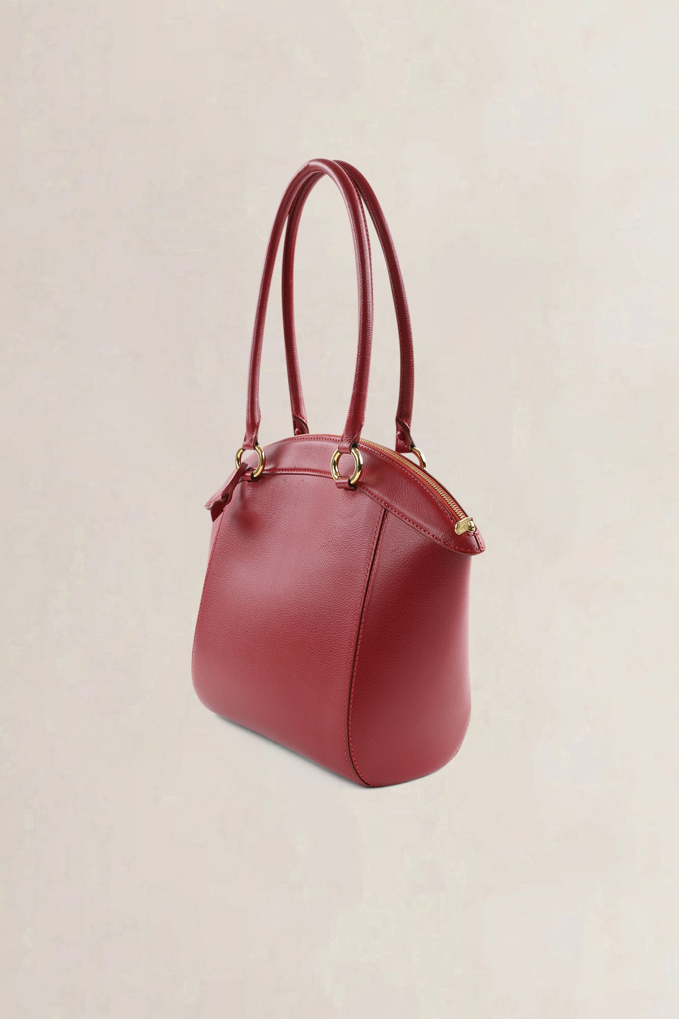 Delvaux Rosso Charme Shoulder Bag