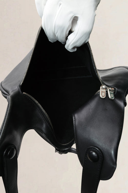 Delvaux Black Railway GM Crossbody Bag