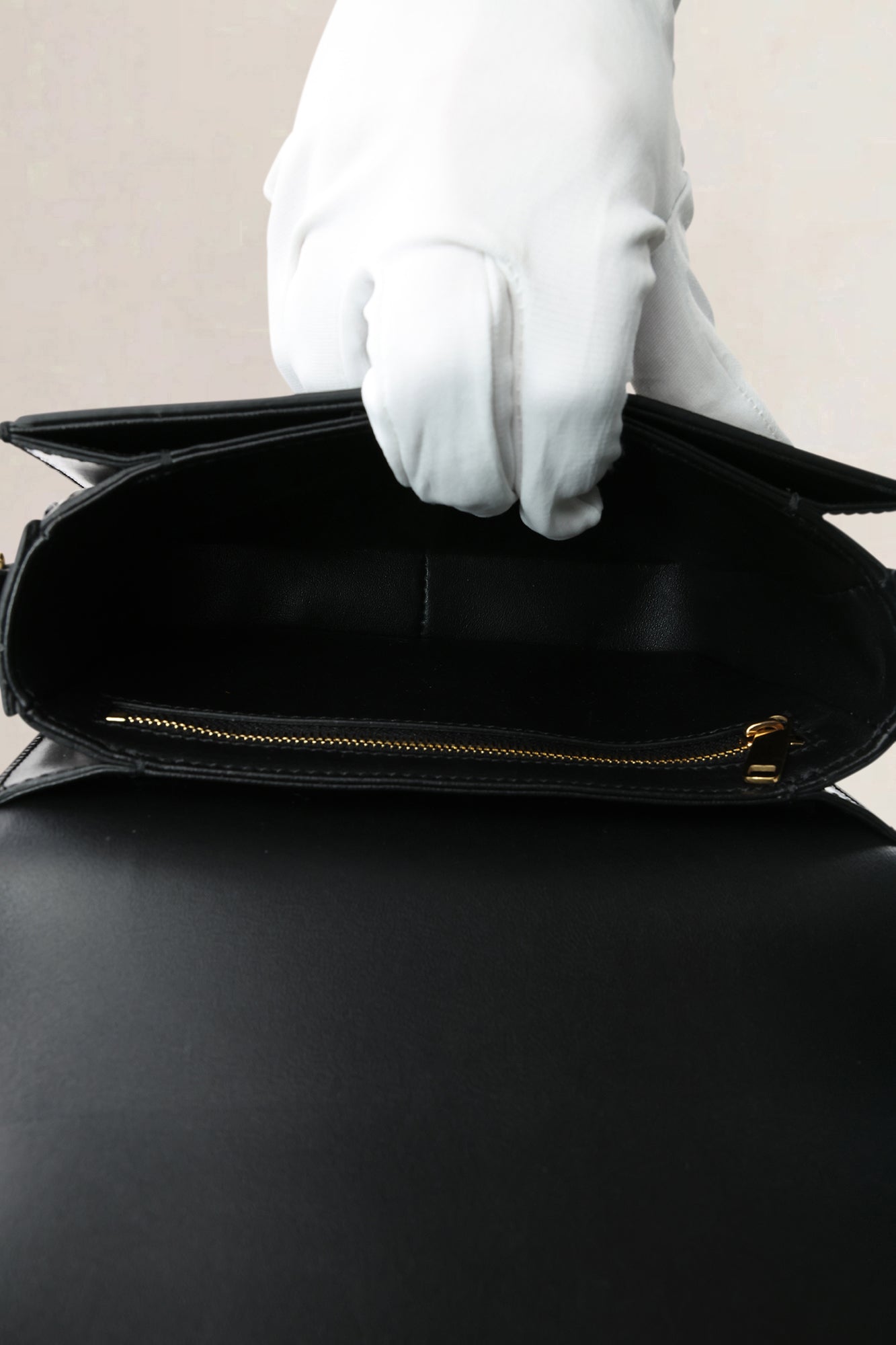 Céline Black Triomphe Teen Crossbody Bag
