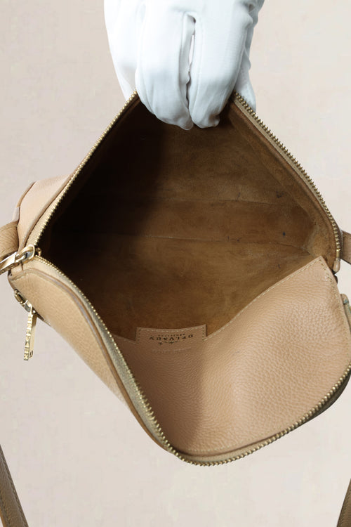 Delvaux Beige Macao Crossbody Bag