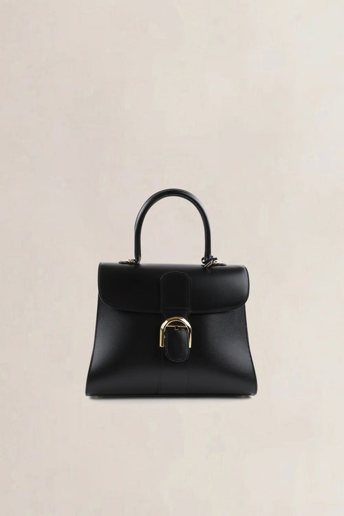 Delvaux Black Box Calf Brillant MM Crossbody Bag