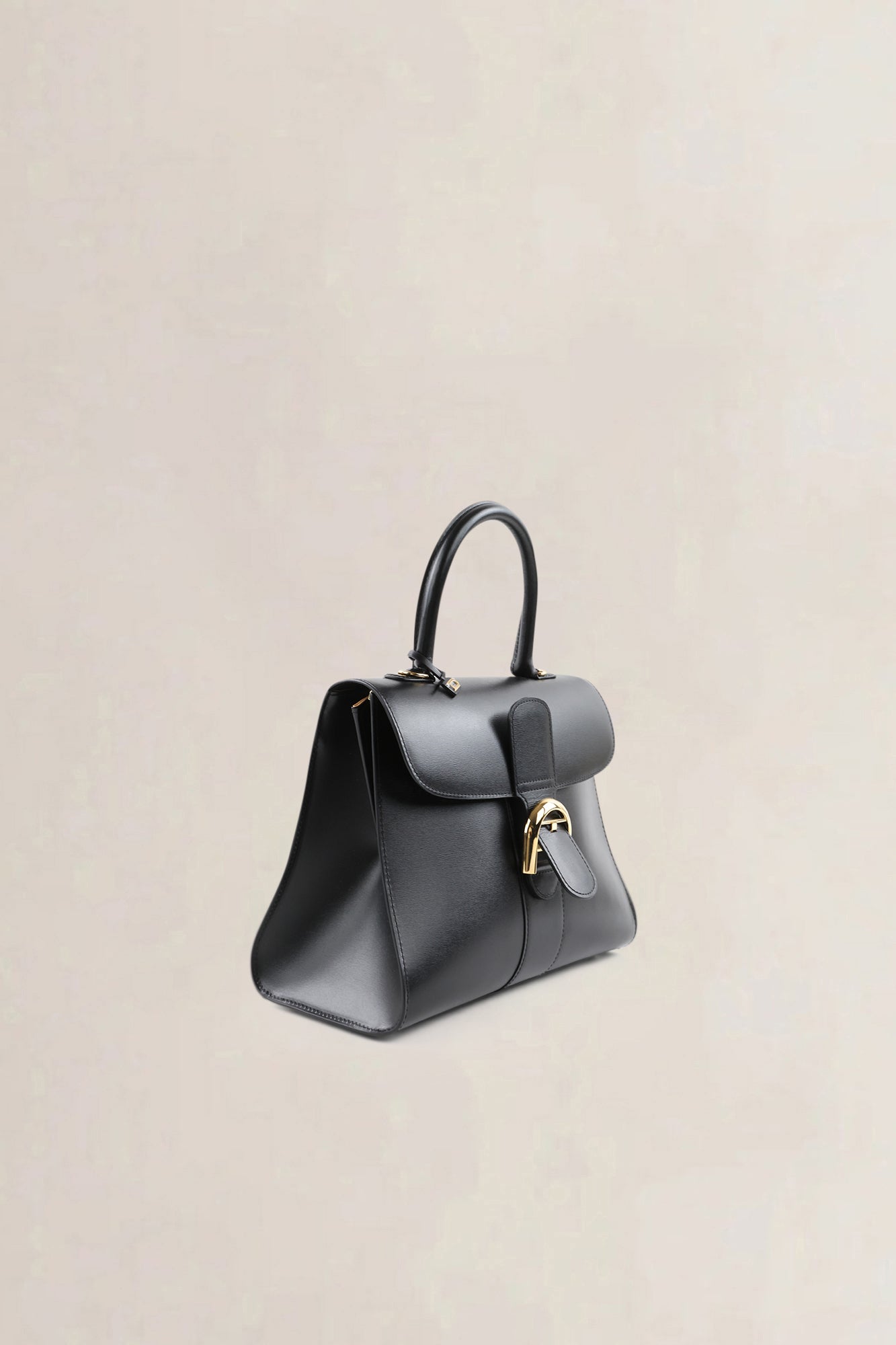 Delvaux Black Box Calf Brillant MM Crossbody Bag