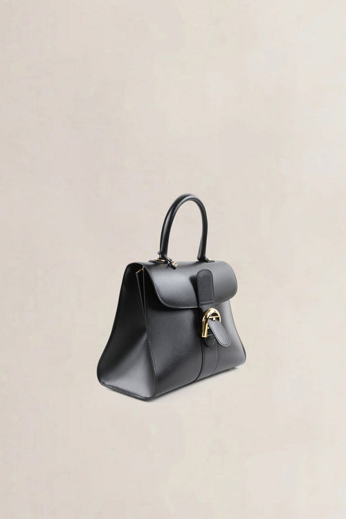 Delvaux Black Box Calf Brillant MM Crossbody Bag