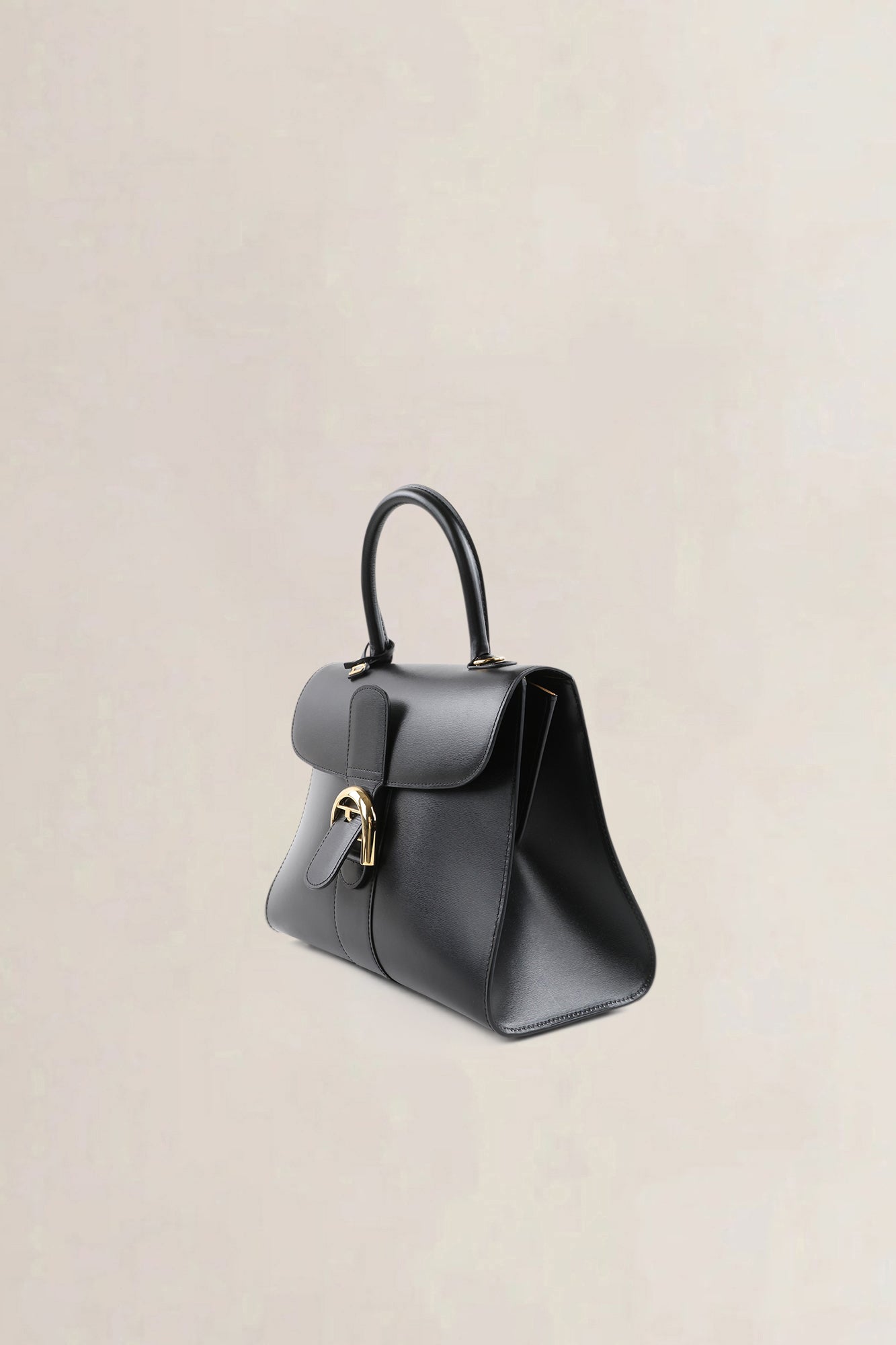 Delvaux Black Box Calf Brillant MM Crossbody Bag