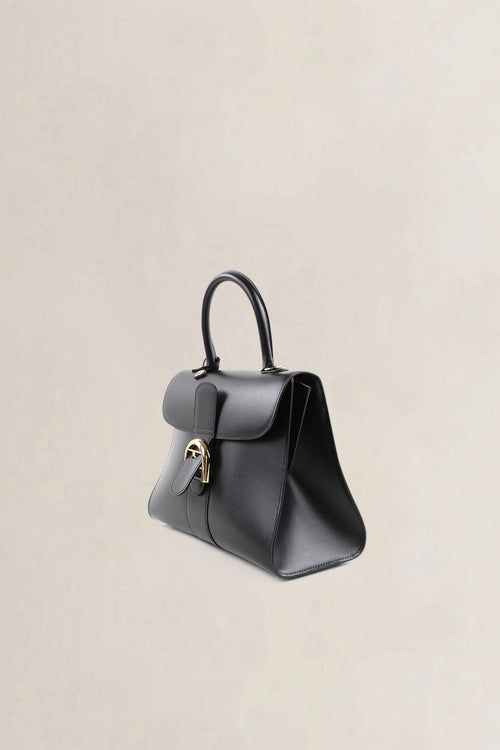 Delvaux Black Box Calf Brillant MM Crossbody Bag