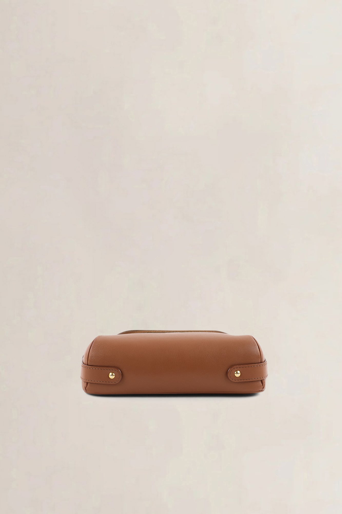 Delvaux Fauve Leather Tramway Crossbody Bag
