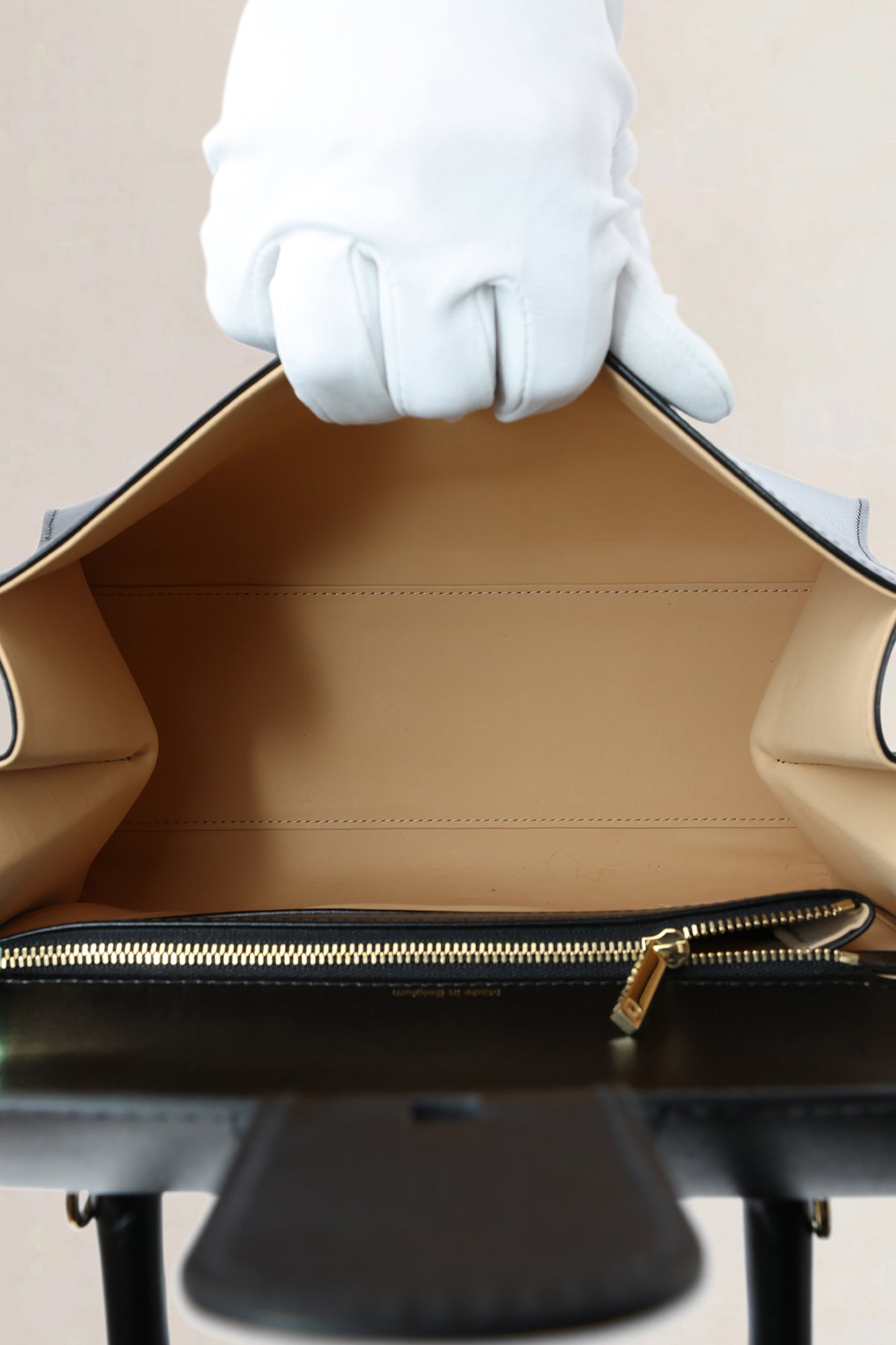 Delvaux Black Box Calf Brillant MM Crossbody Bag