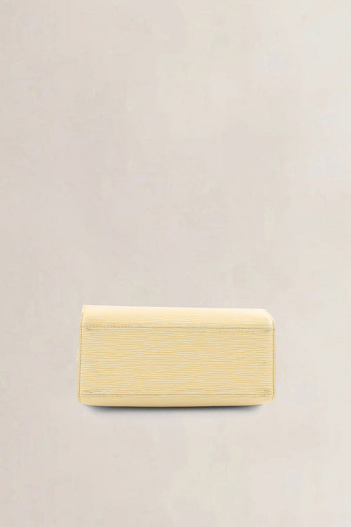 Louis Vuitton Butter Yellow Triana Epi Leather Top Handle Bag