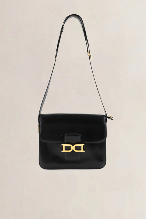 Delvaux Black Box Calf Bourgogne Crossbody Bag