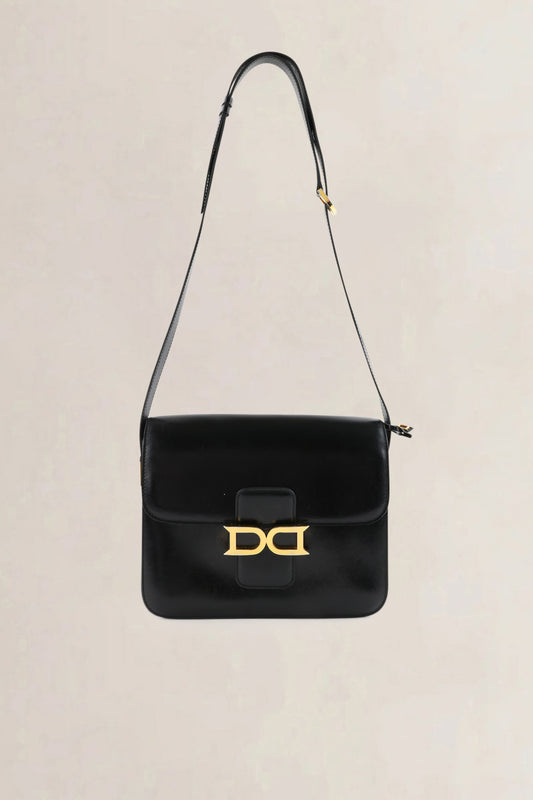 Delvaux Black Box Calf Bourgogne Crossbody Bag