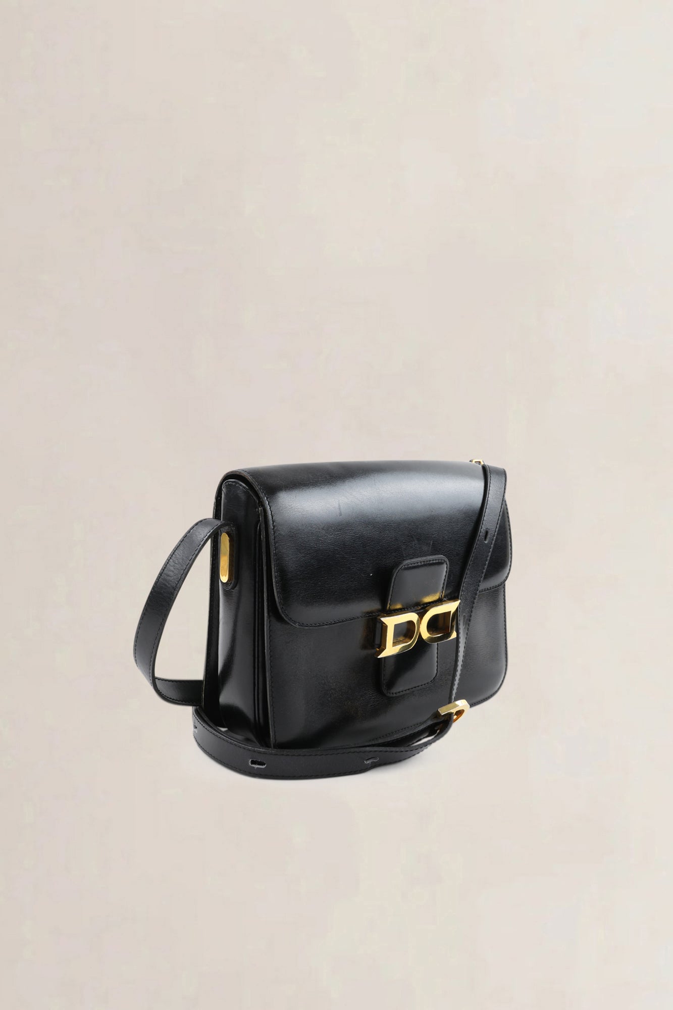 Delvaux Black Box Calf Bourgogne Crossbody Bag