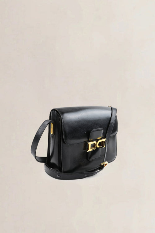 Delvaux Black Box Calf Bourgogne Crossbody Bag
