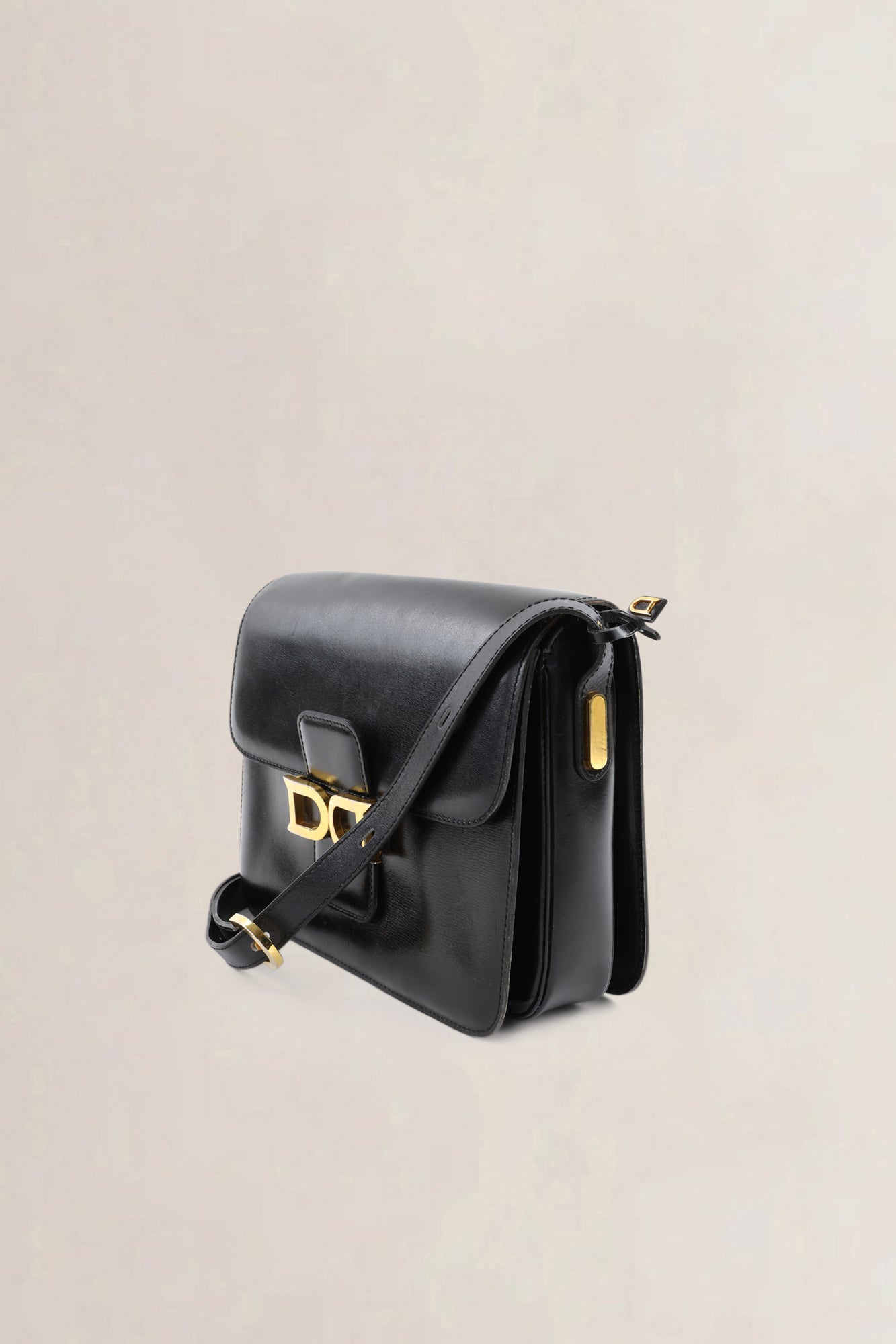 Delvaux Black Box Calf Bourgogne Crossbody Bag