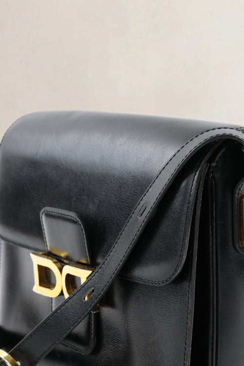 Delvaux Black Box Calf Bourgogne Crossbody Bag