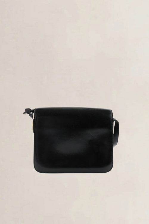 Delvaux Black Box Calf Bourgogne Crossbody Bag