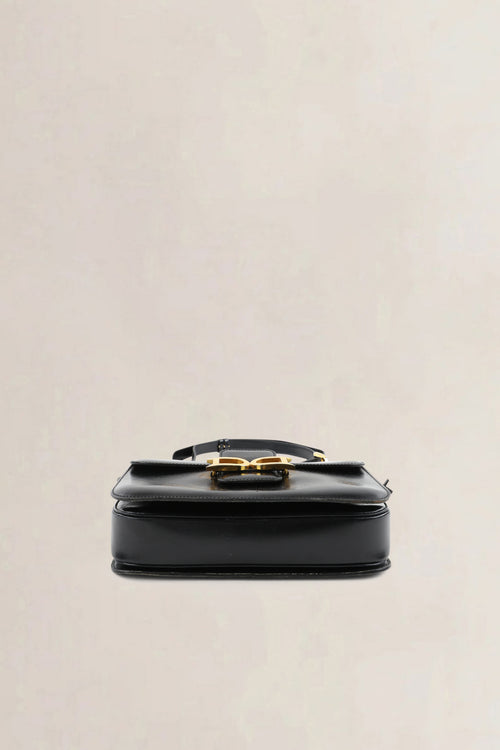 Delvaux Black Box Calf Bourgogne Crossbody Bag