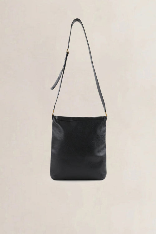 Delvaux Black Le Louise Baudrier GM Crossbody Bag