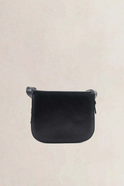 Céline Vintage Navy Leather Crossbody Bag