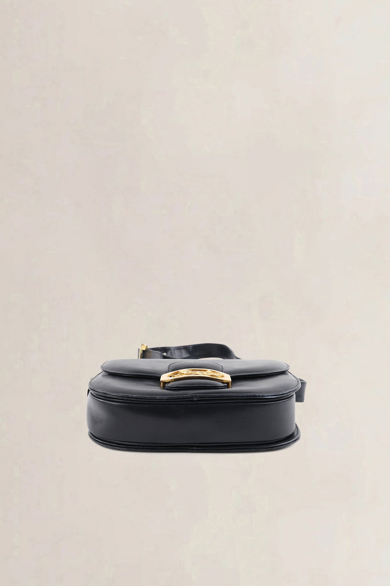 Céline Vintage Navy Leather Crossbody Bag