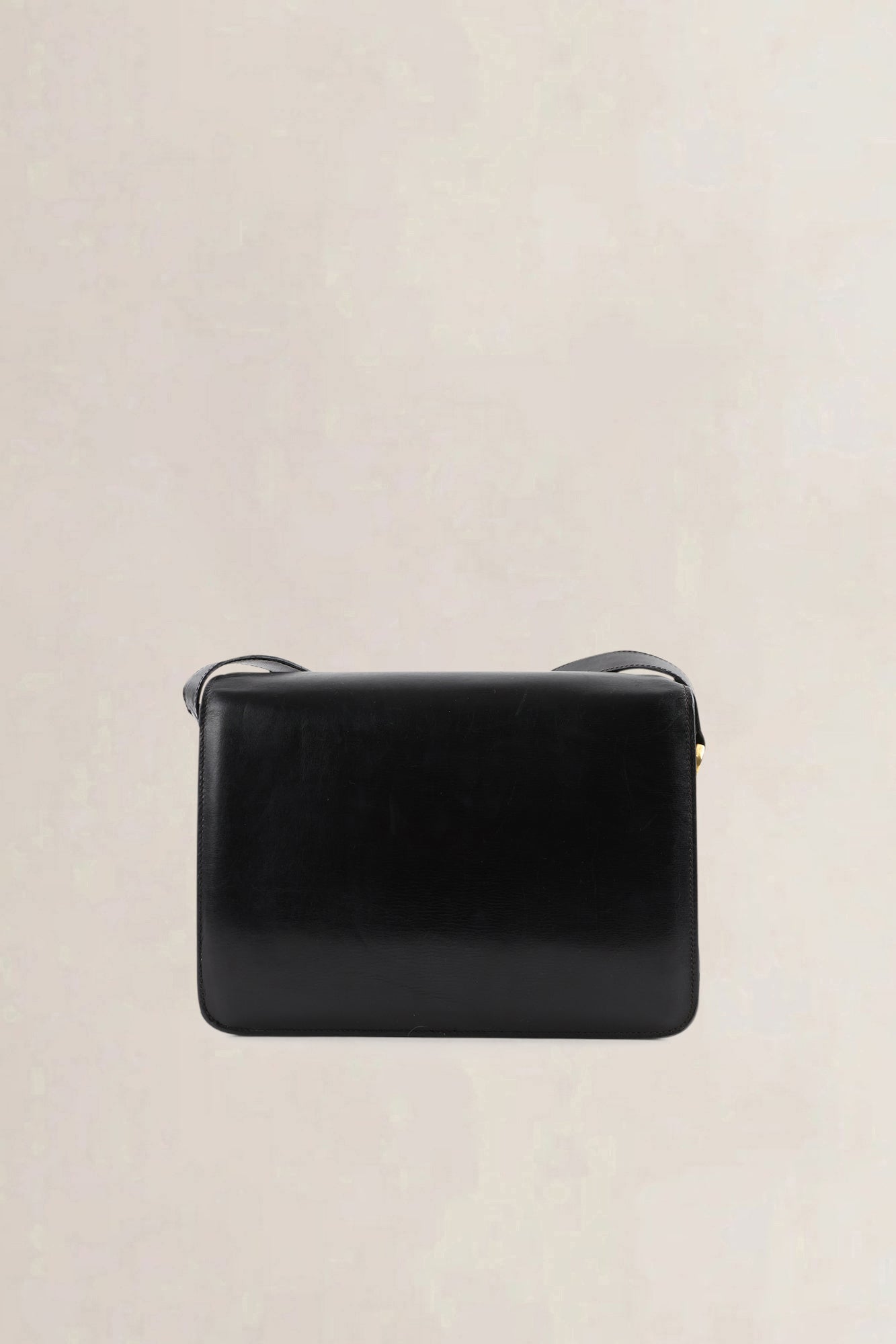 Céline Vintage Navy Leather Crossbody Bag