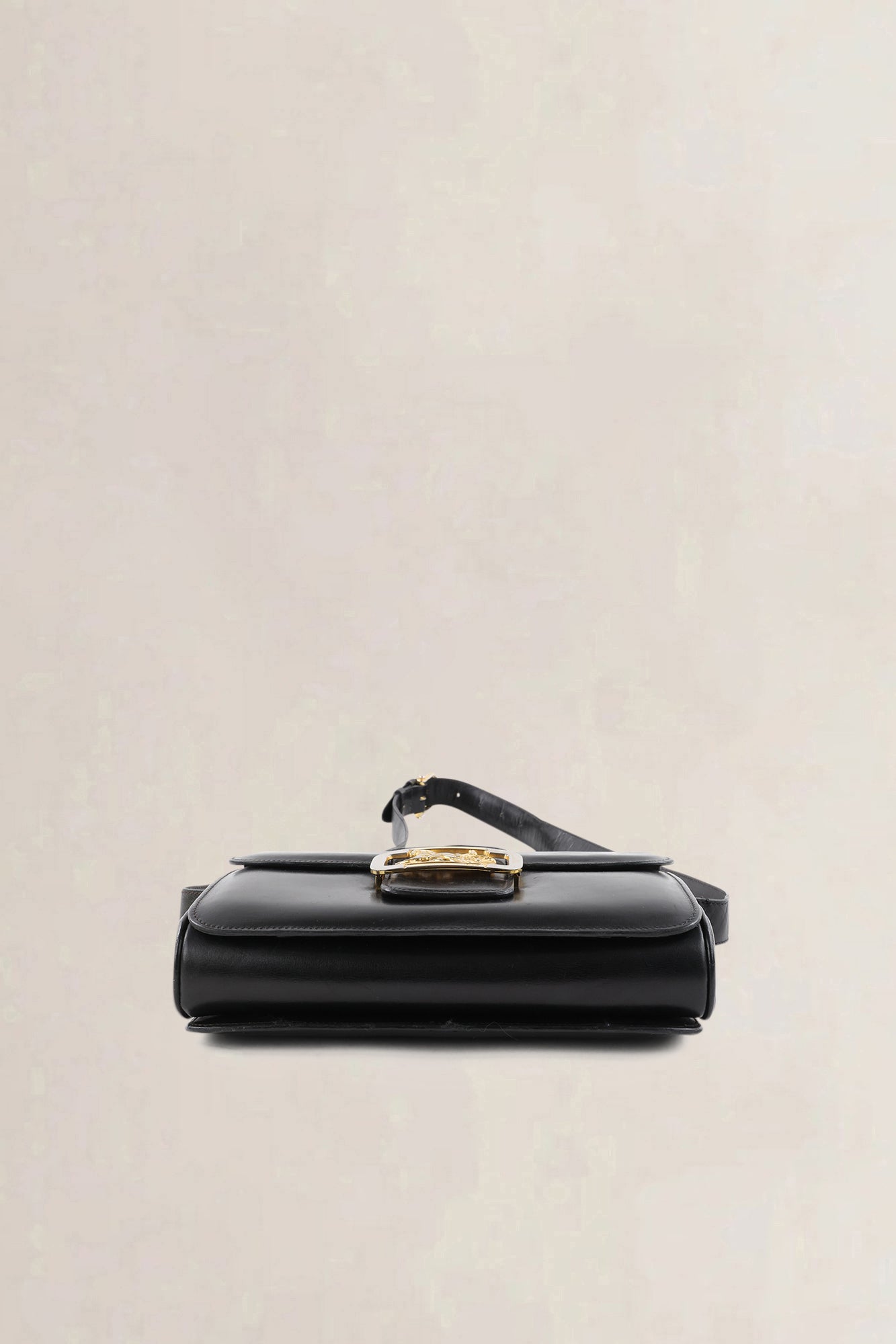 Céline Vintage Navy Leather Crossbody Bag