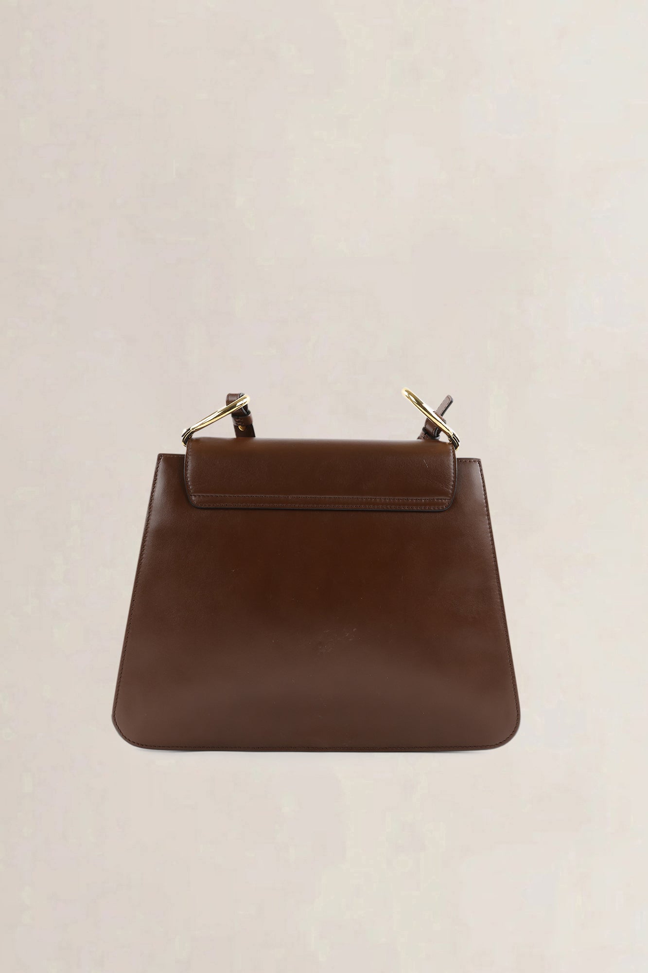 Chloé Brown C Medium Shoulder Bag