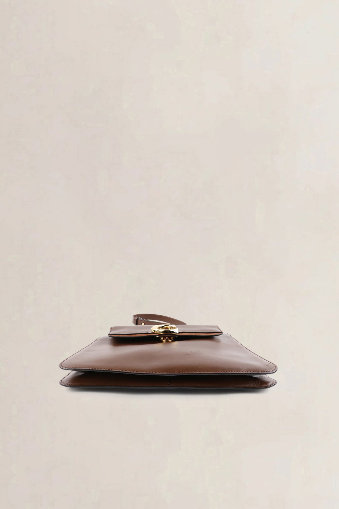Chloé Brown C Medium Shoulder Bag