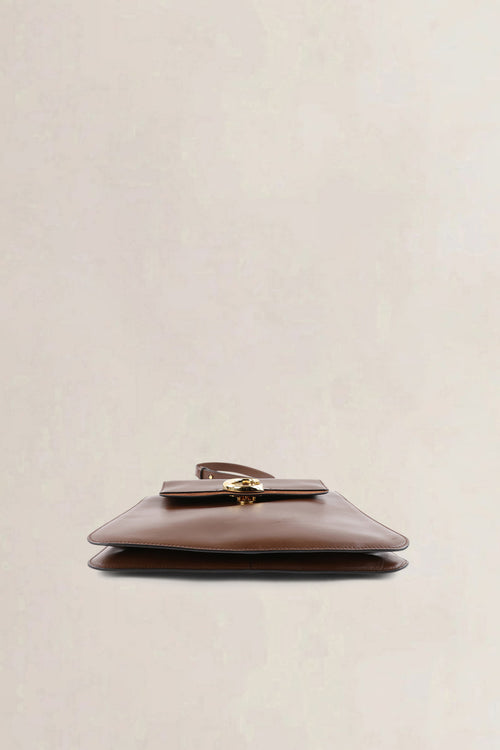 Chloé Brown C Medium Shoulder Bag