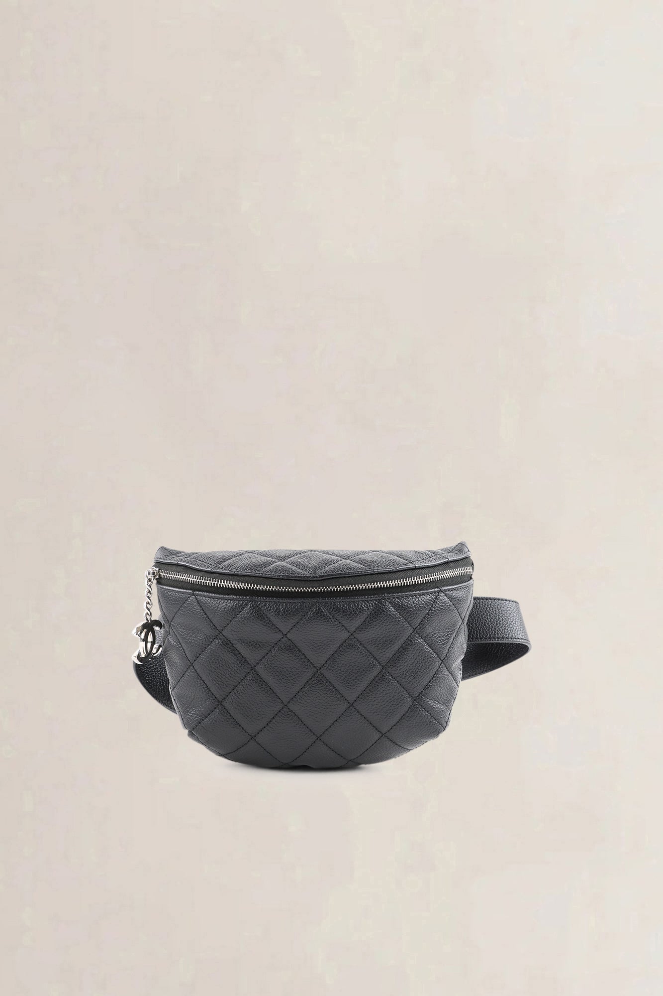 Chanel Black Caviar Leather Belt Bag