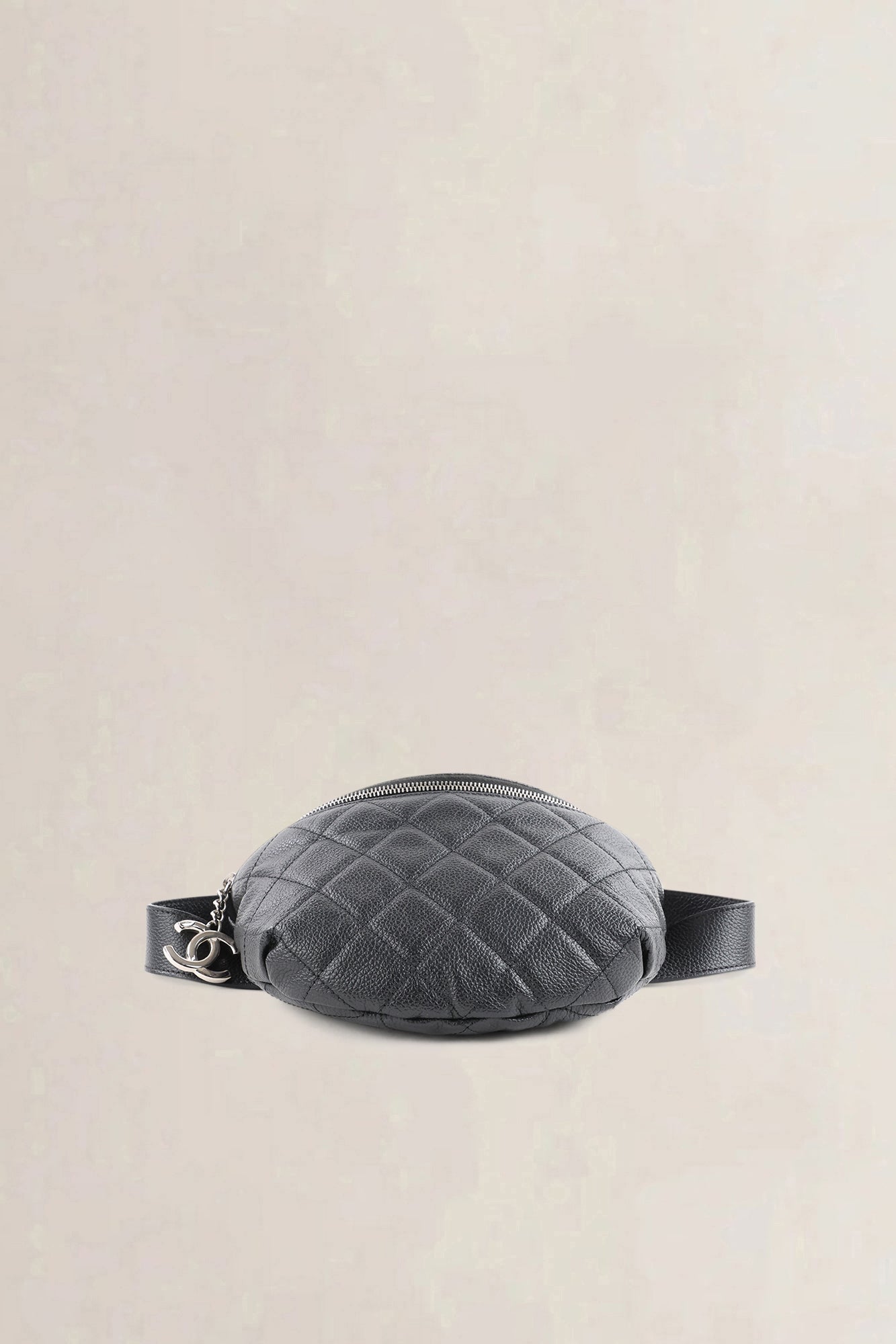 Chanel Black Caviar Leather Belt Bag