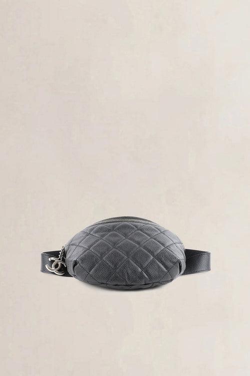 Chanel Black Caviar Leather Belt Bag