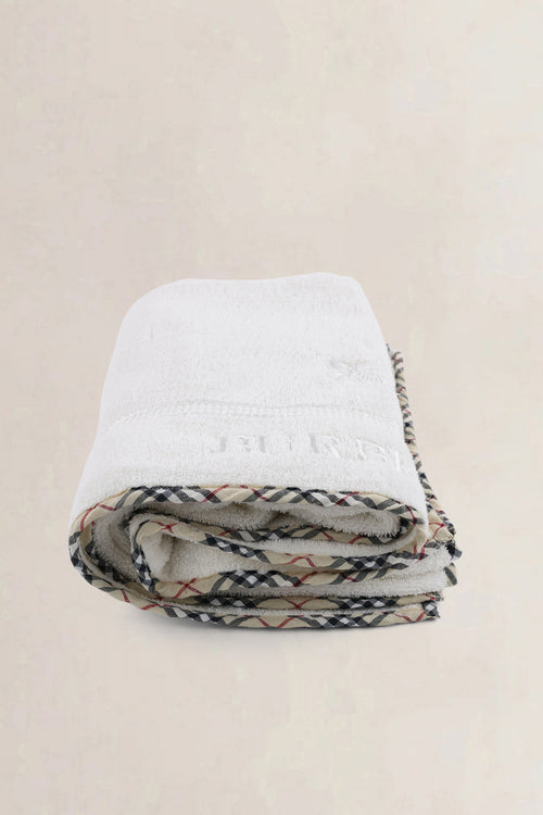 Burberry White Bath Towel